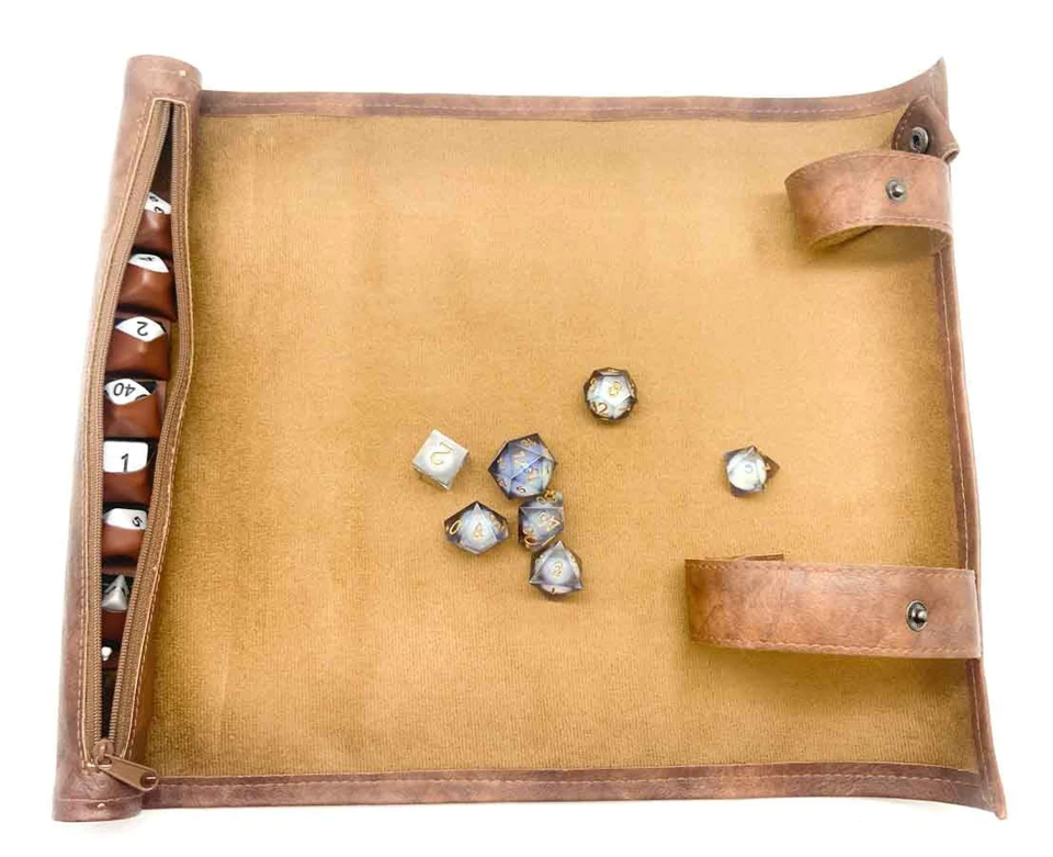 Scroll of Fates | Premium Vegan Leather Dice Mat