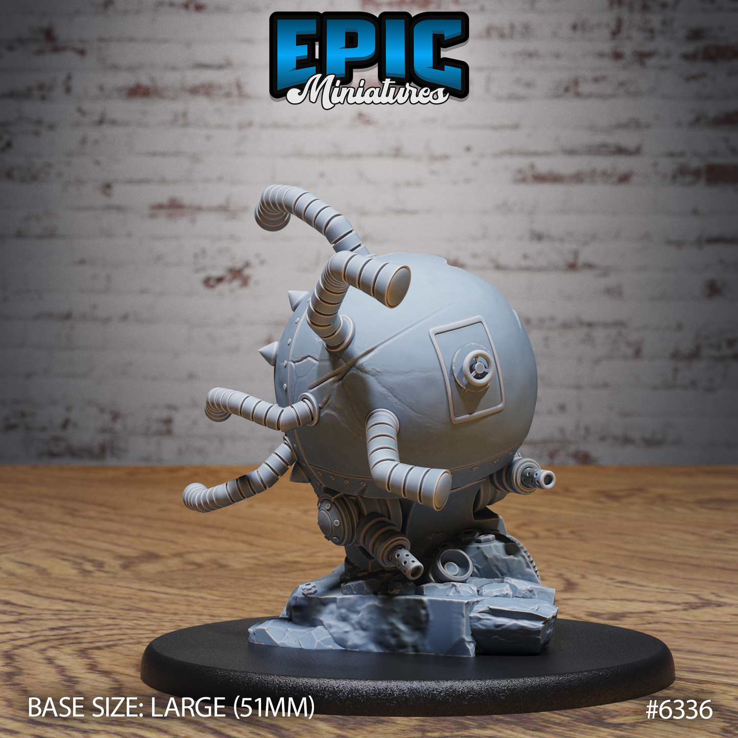 Steam Tyrant - Large DnD Scale - Resin Model - For tabletop gaming Rifts/DnD/Pathfinder/Etc