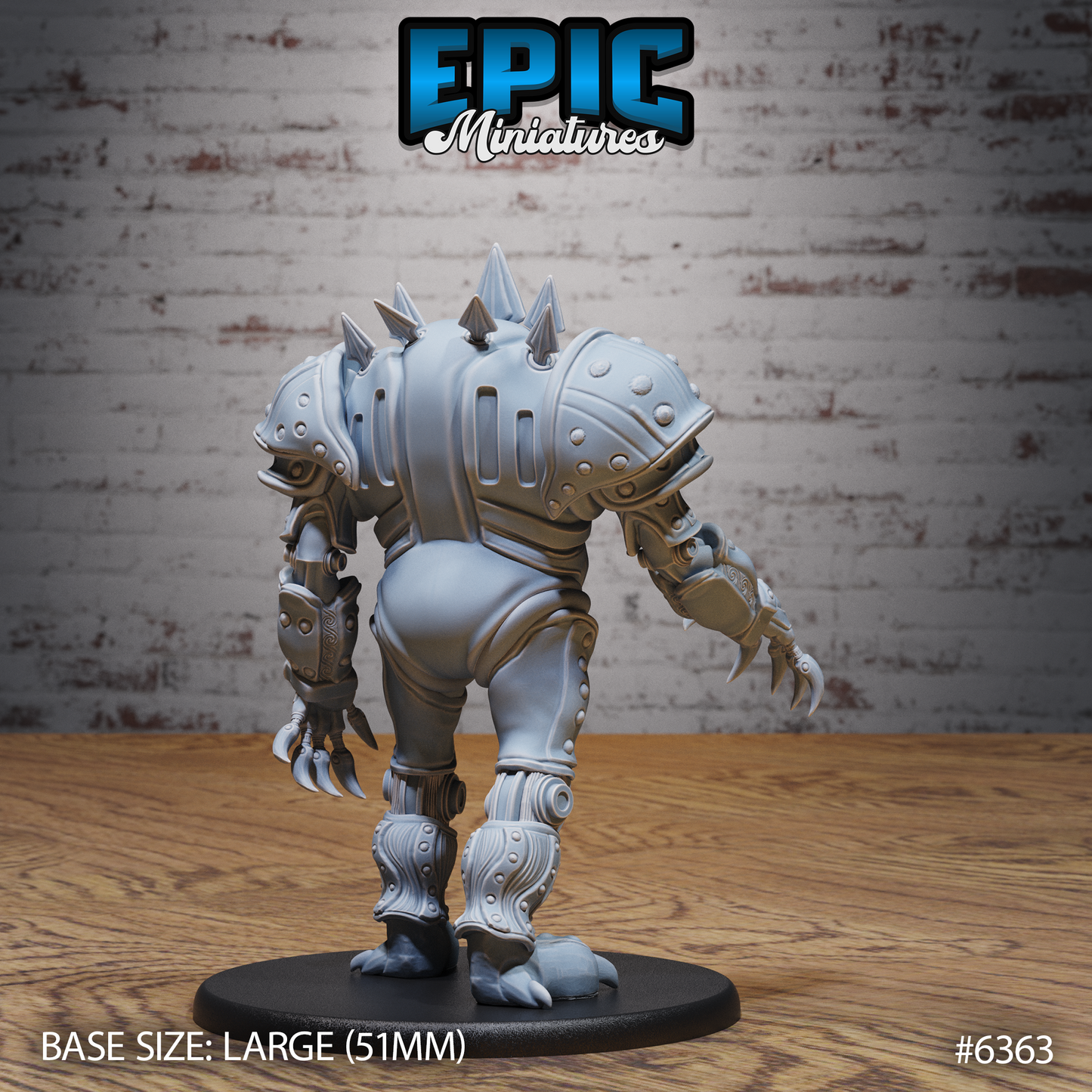Inevitable Marut - Large DnD Scale - Resin Model - For tabletop gaming Rifts/DnD/Pathfinder/Etc