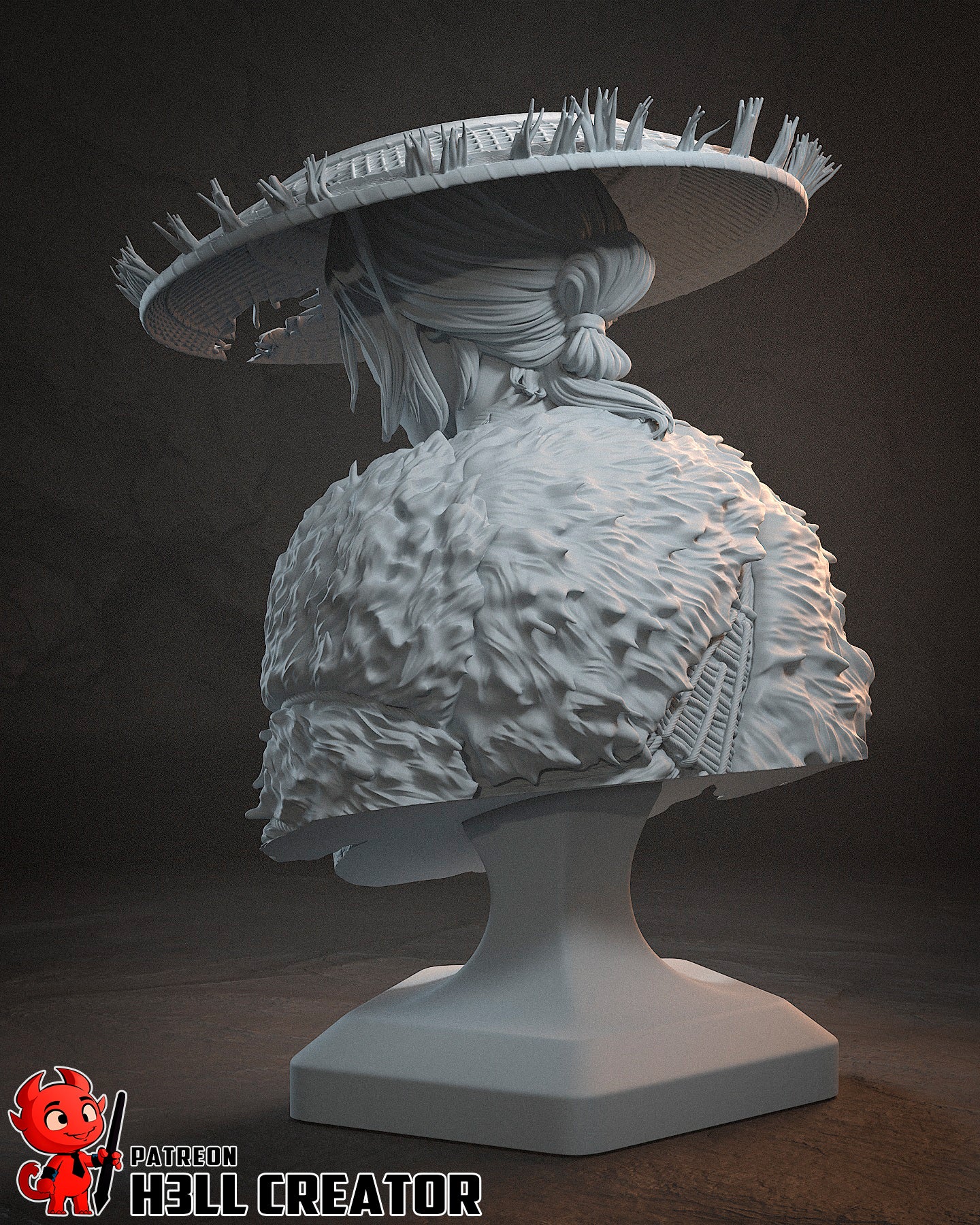 Atsu | 3D Printed Resin Model | Unpainted or Hand-Painted