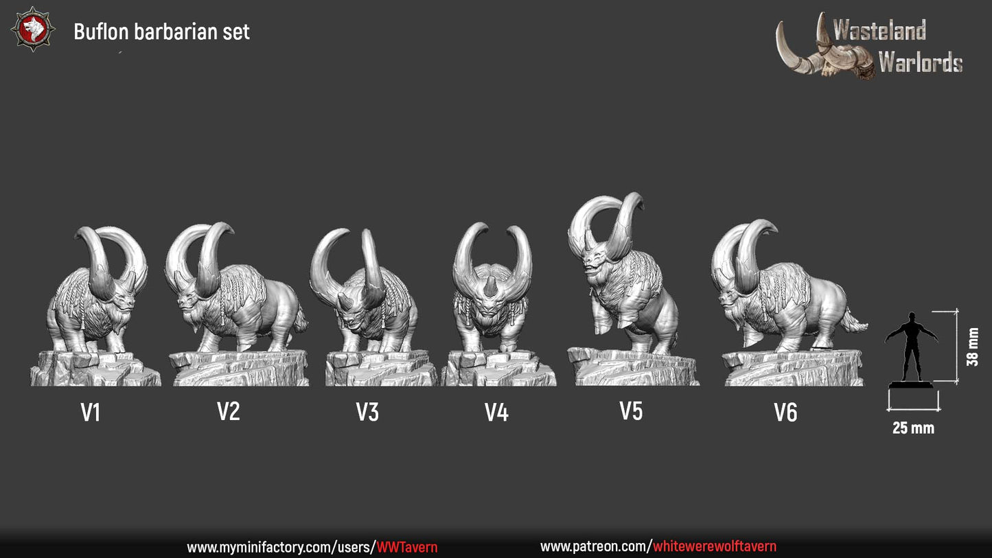 Dungeons and Dragons Models - Wasteland Warlords - Set by White Werewolf Tavern