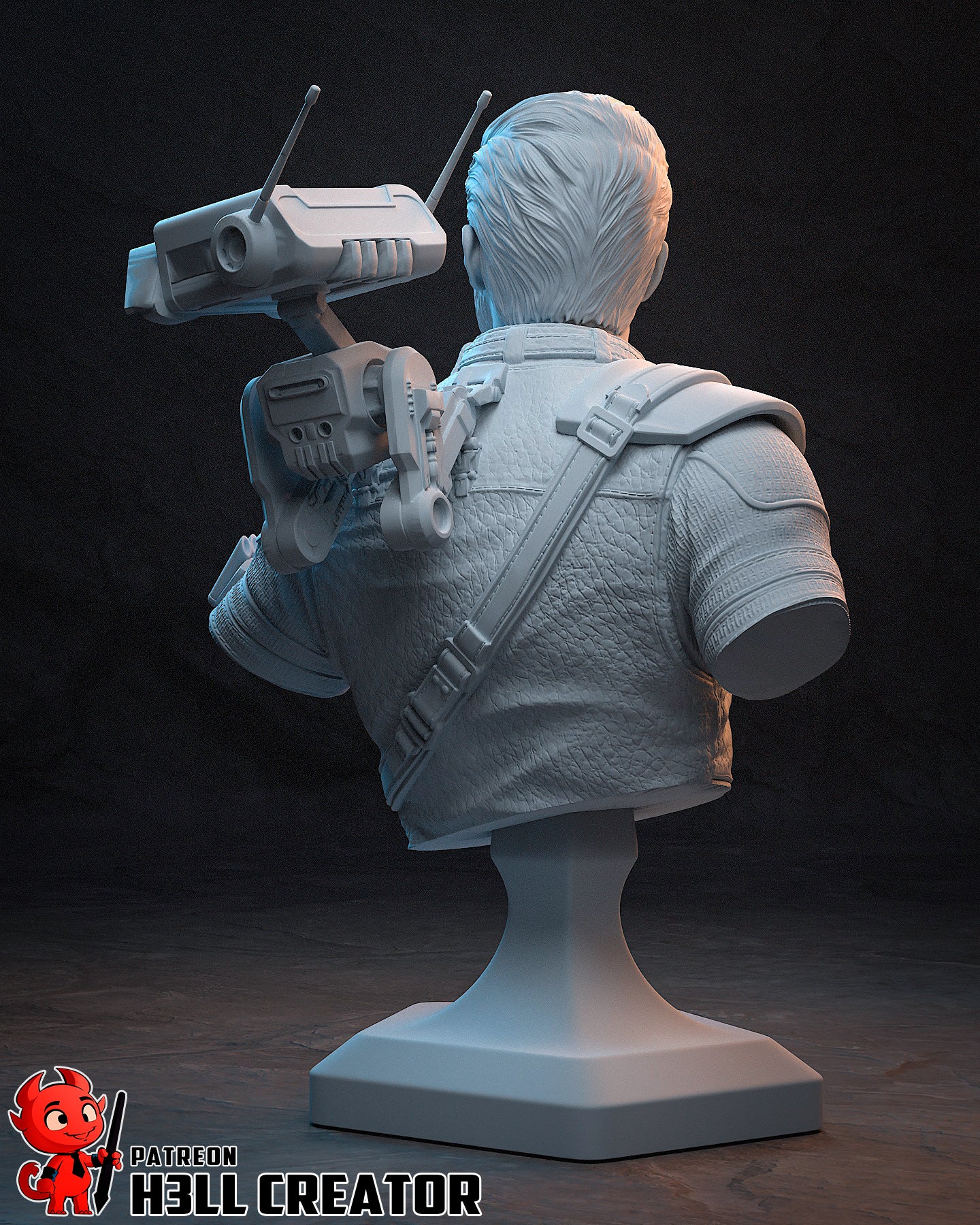 Cal Kestis | 3D Printed Resin Model | Unpainted or Hand-Painted