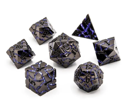 Mica Series 7 piece orders Metal Dice Set