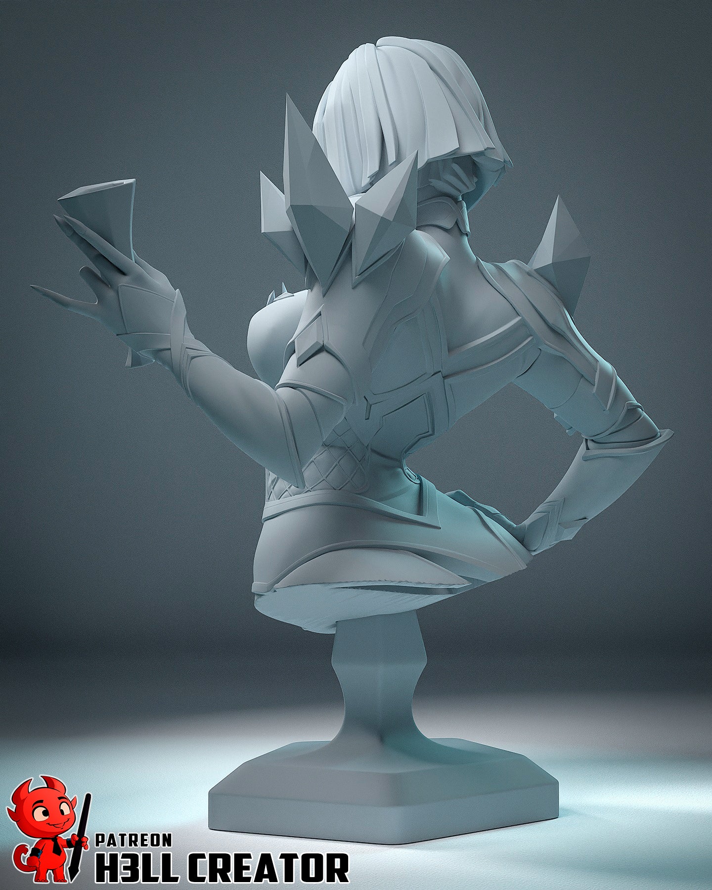 Emma Frost | 3D Printed Resin Model | Unpainted or Hand-Painted