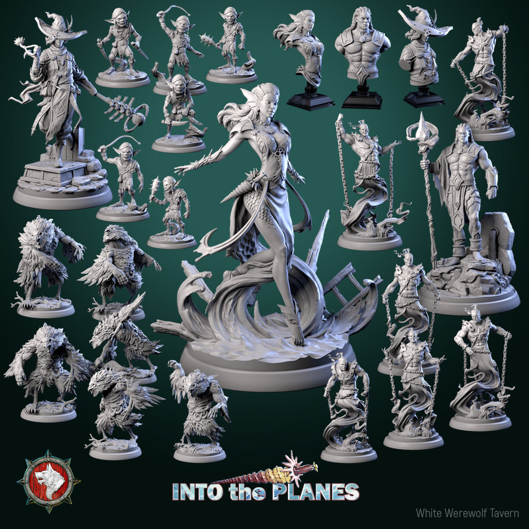 Dungeons and Dragons Models - Into The Planes - Set by White Werewolf Tavern