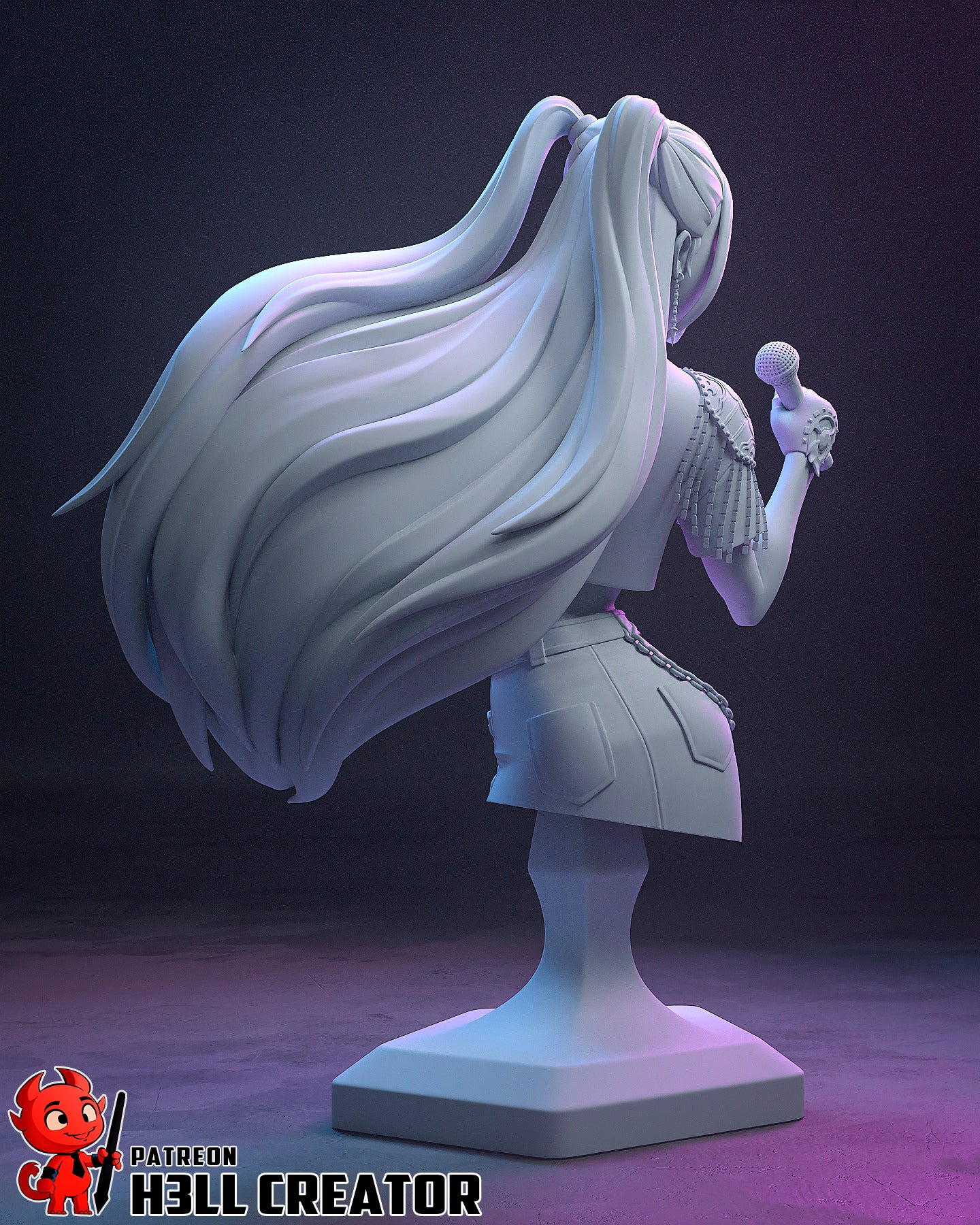 Mira | 3D Printed Resin Model | Unpainted or Hand-Painted