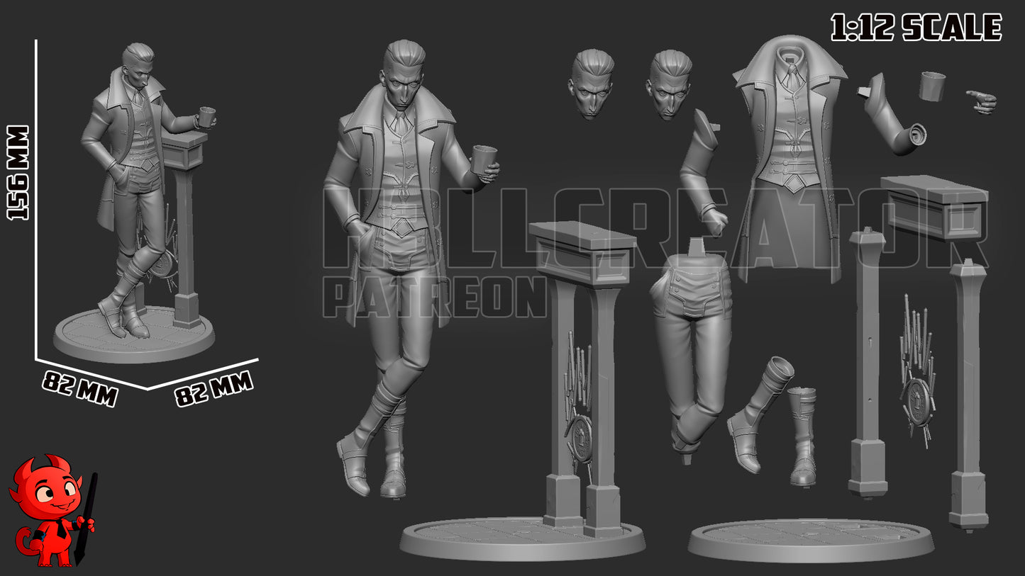 Silco | 3D Printed Resin Model | Unpainted or Hand-Painted