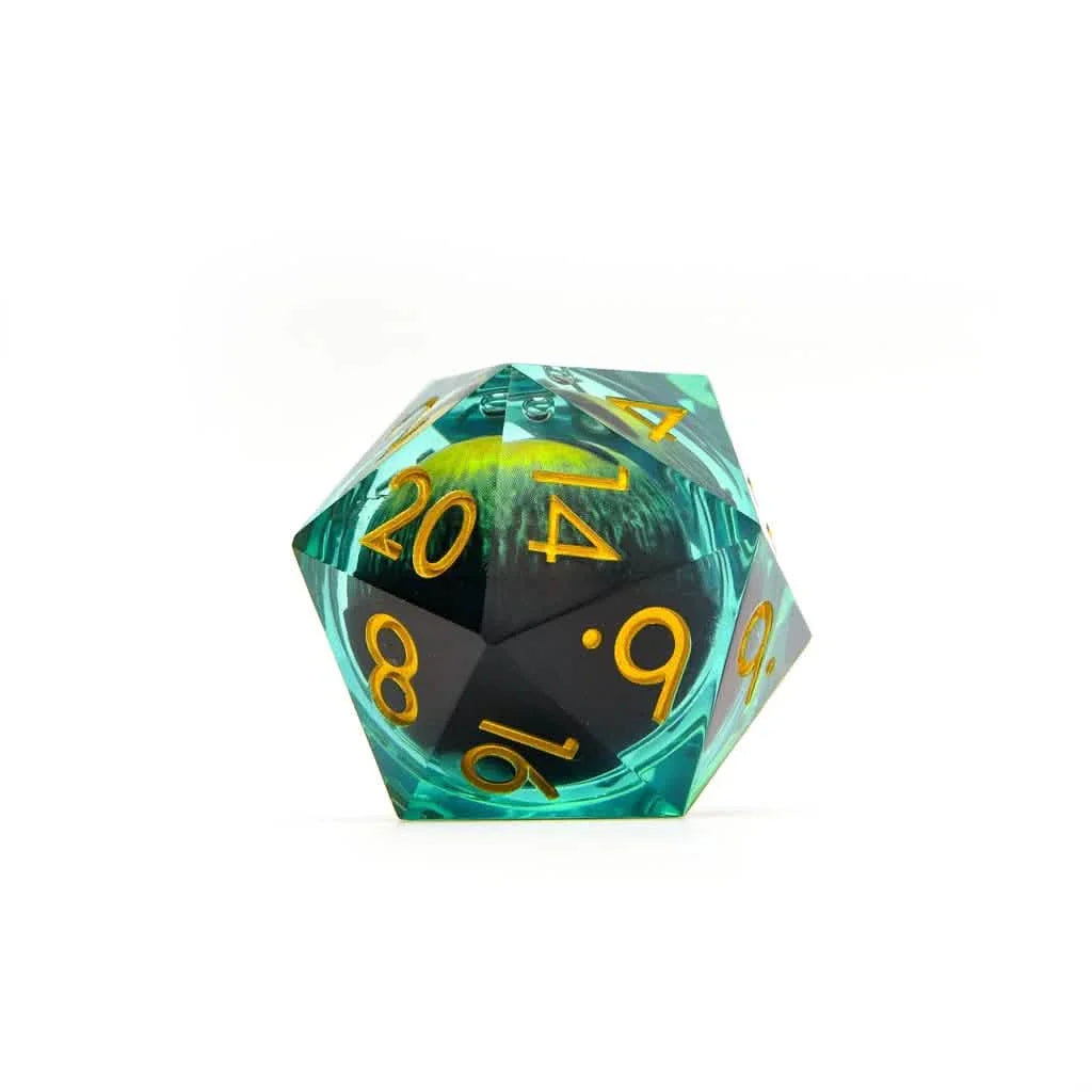 Eye of Envy | 33mm D20 | Oversized Resin Dice | Single Dice