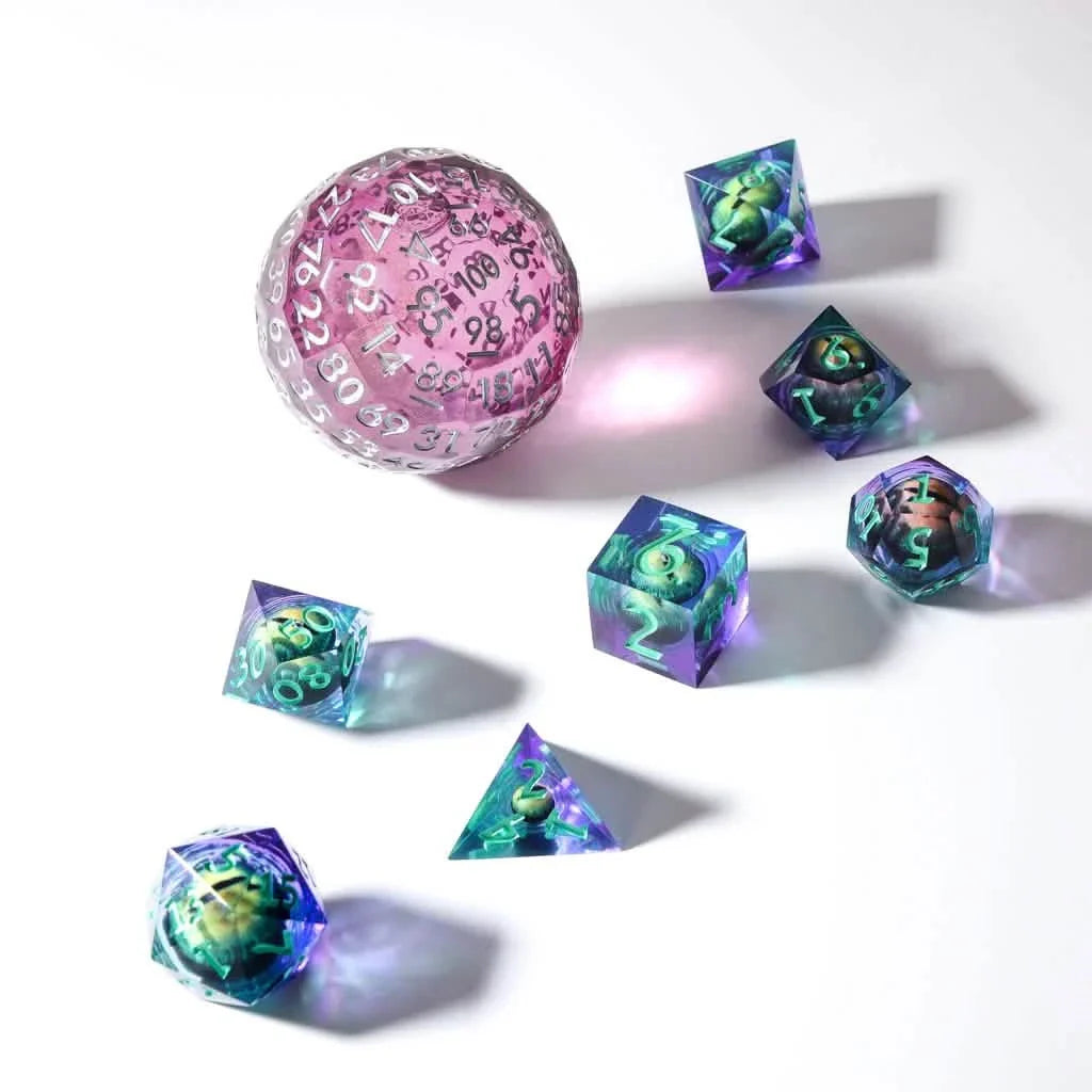 Moonbeam | 50mm D100 | Liquid Core | Single Dice