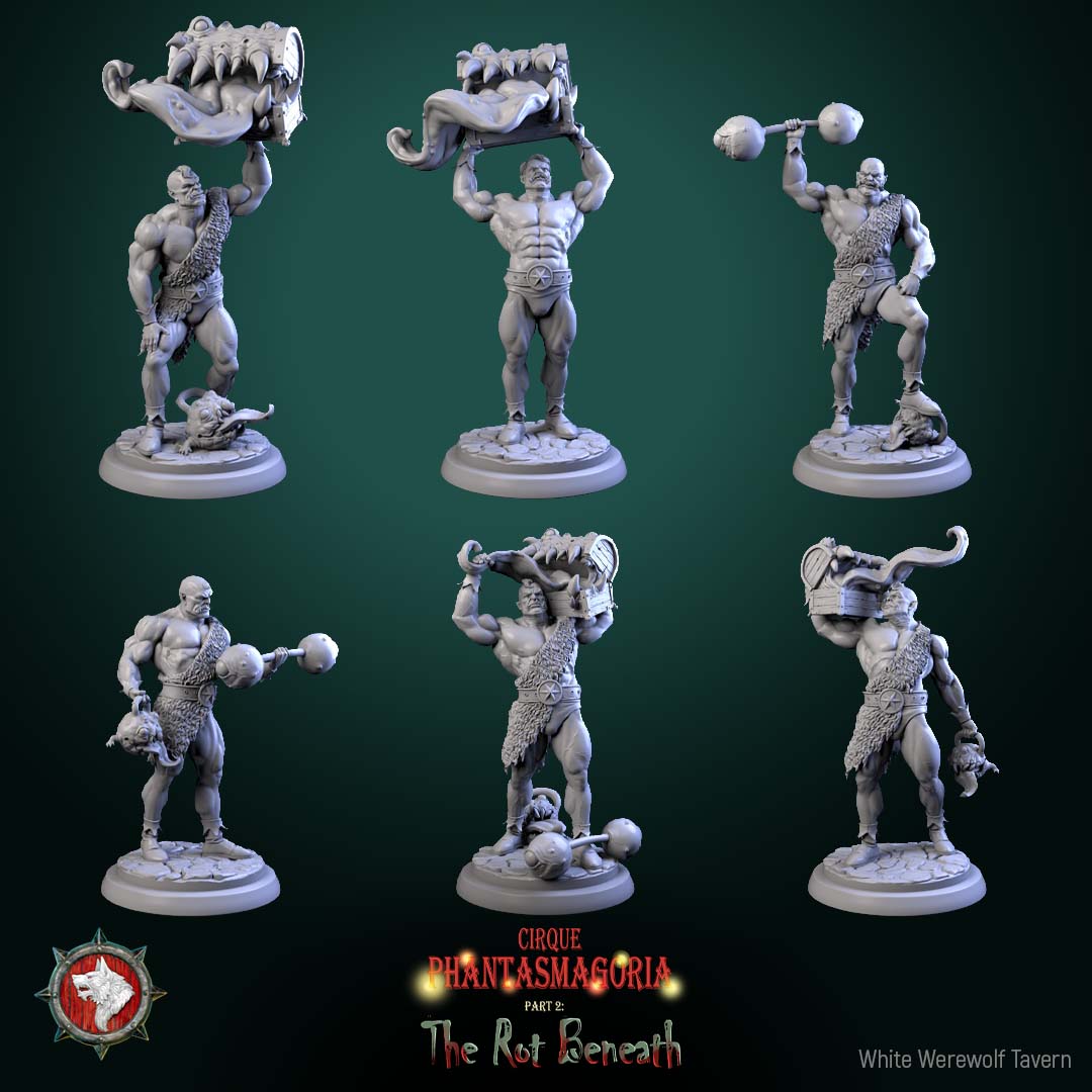 Dungeons and Dragons Models - Cirque Phantasmagoria / The Rot Beneath - Set by White Werewolf Tavern