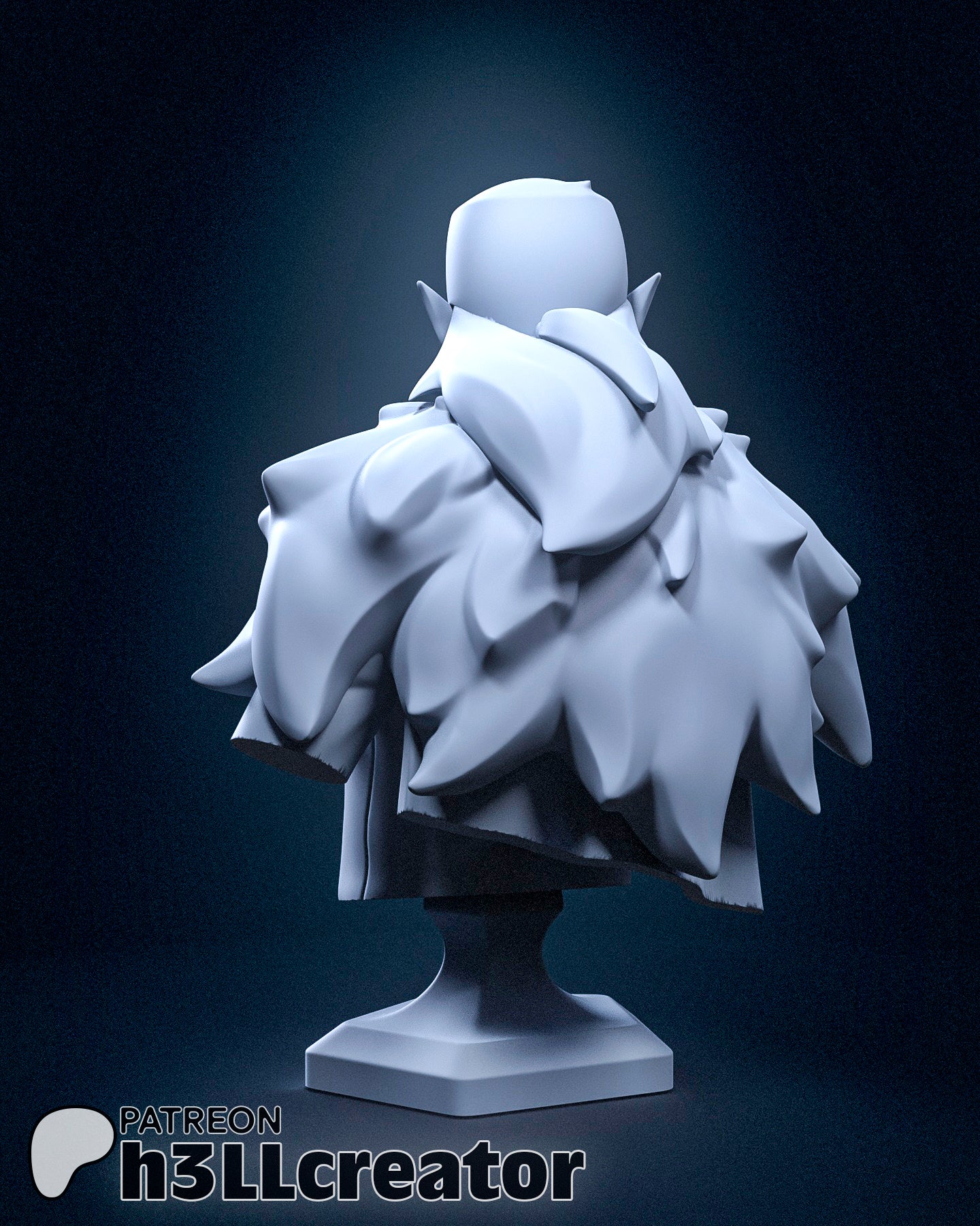 Vax Ildan Bust | The Legend of Vox Machina (fan art) | Resin 3d Printed | High Detail and Quality