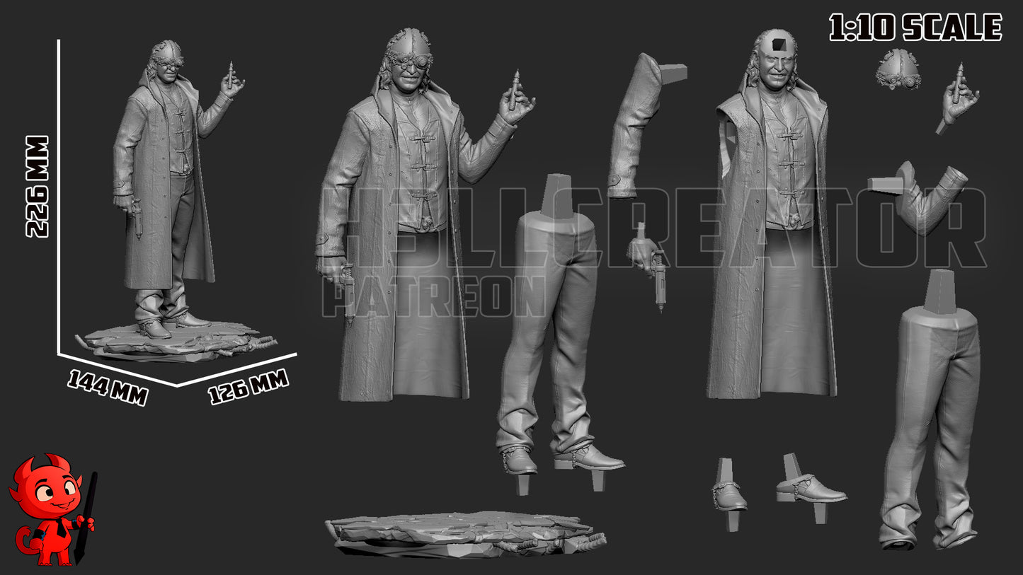 Victor Gideon | 3D Printed Resin Model | Unpainted or Hand-Painted