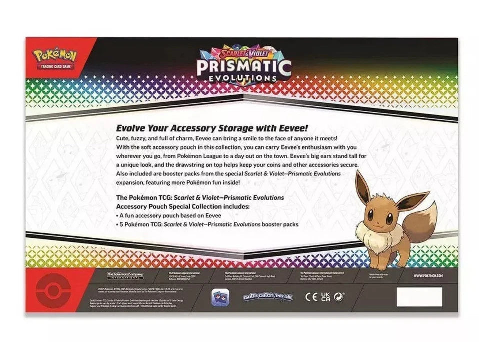 Pokémon - Scarlet & Violet 8.5 Prismatic Evolutions - Accessory Pouch