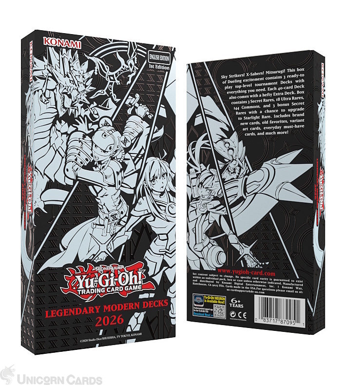 YuGiOh! Legendary Modern Decks 2026
