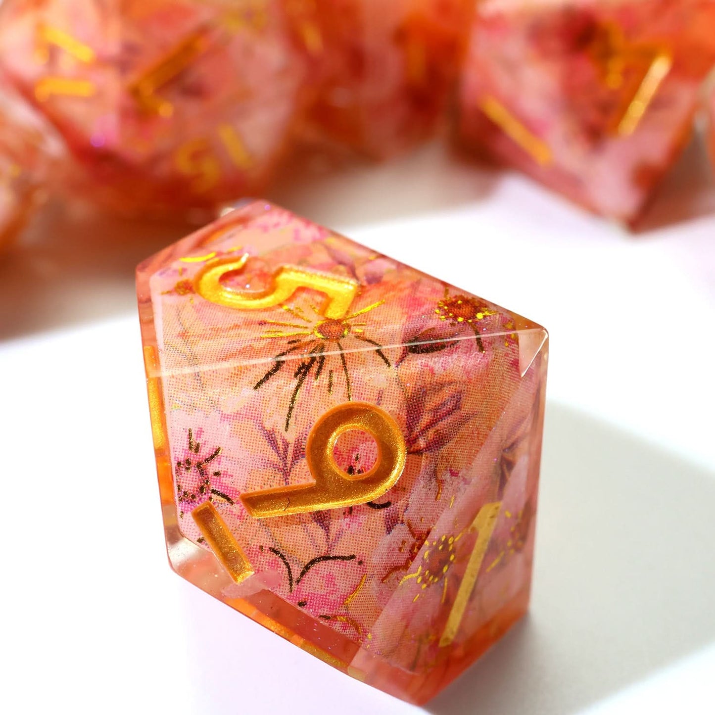 Fey Blossom | Art Core Dice | 7 Piece Set