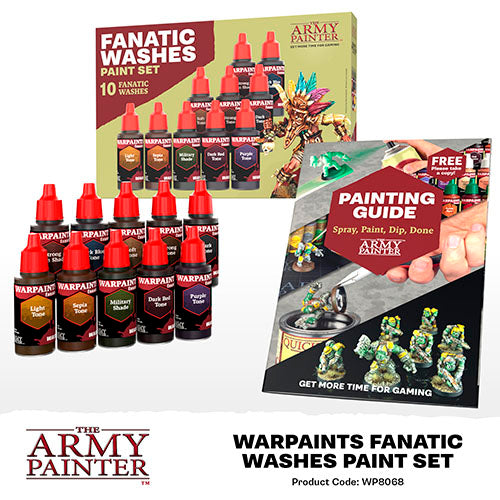 The Army Painter - Warpaints Fanatic Washes Paint Set