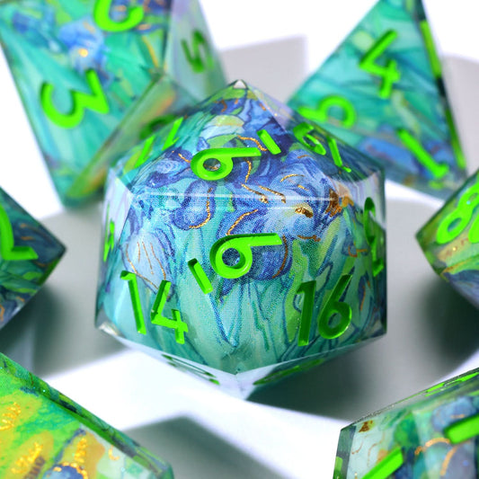 Bluemorn Grove | Art Core Dice | 7 Piece Set