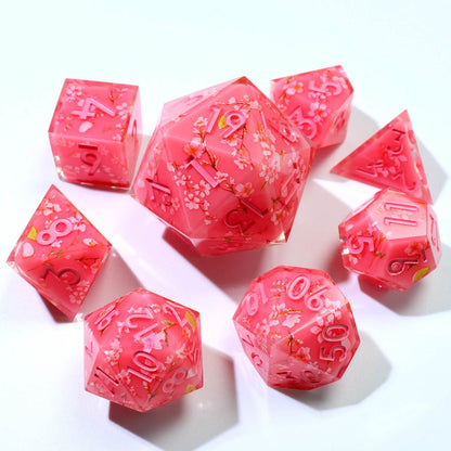 Candied Blossom | 33mm D20 | Oversized Art Core Dice | Single Dice