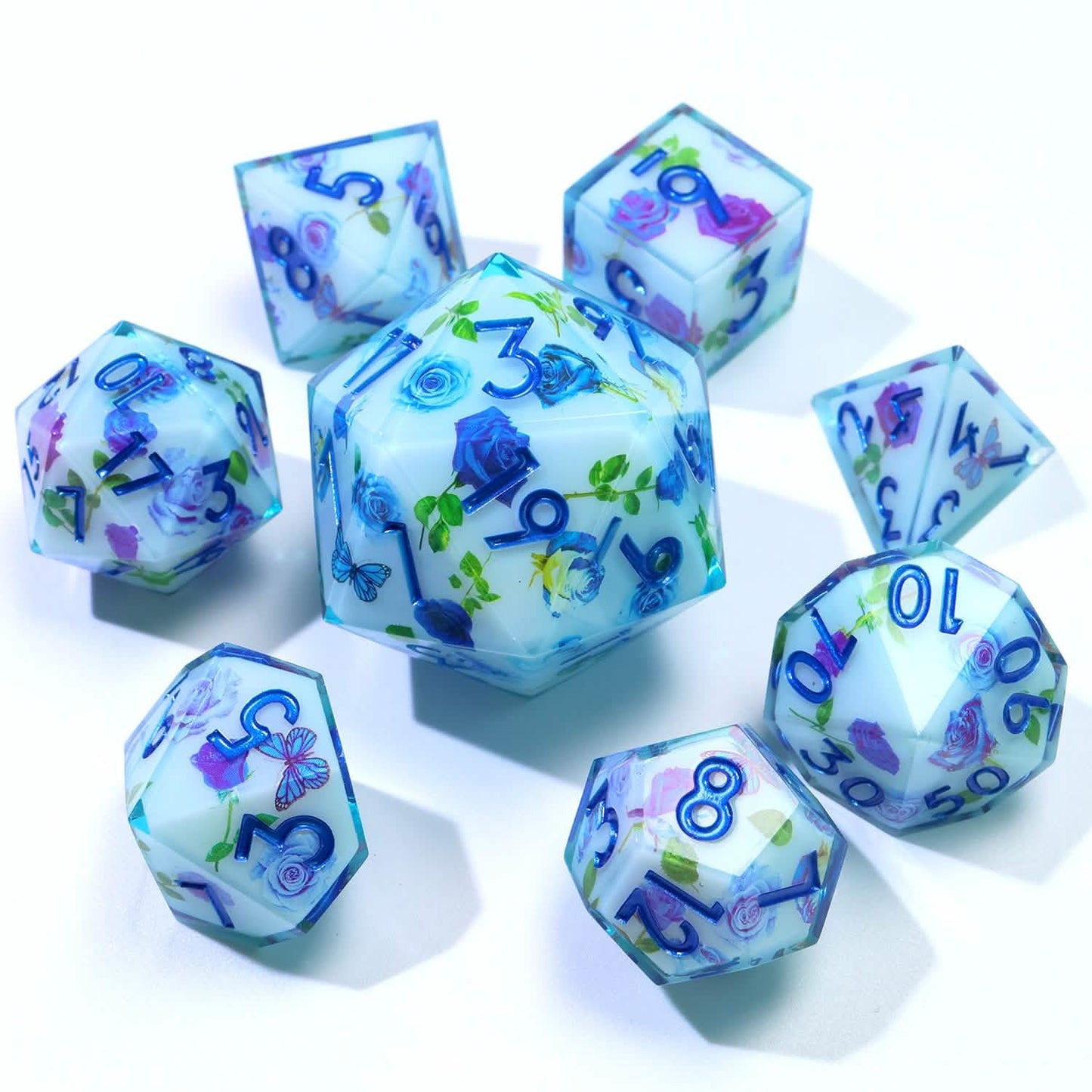 Enchanted China | 33mm D20 | Oversized Art Core Dice | Single Dice
