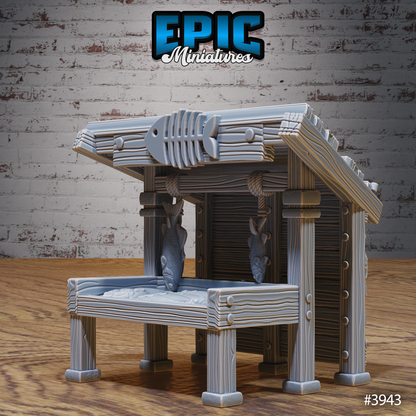 Sinister Harbour Terrain/Ships - Resin Models