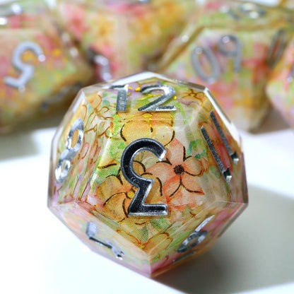 Feywild Bloom | Art Core Dice | 7 Piece Set