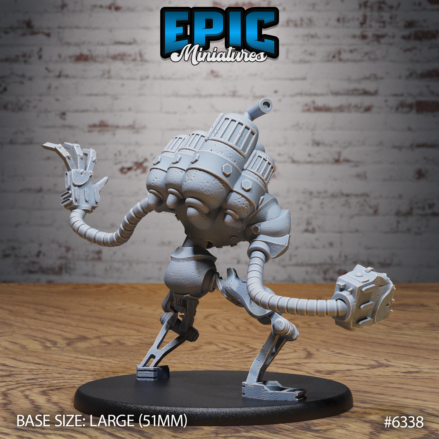 Construct Golem - Large DnD Scale - Resin Model - For tabletop gaming Rifts/DnD/Pathfinder/Etc
