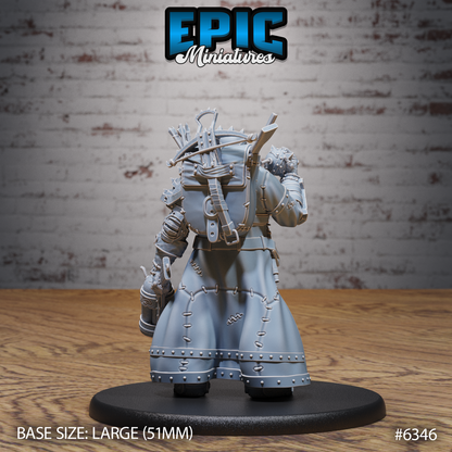 Ogre Gunslinger - Large DnD Scale - Resin Model - For tabletop gaming Rifts/DnD/Pathfinder/Etc