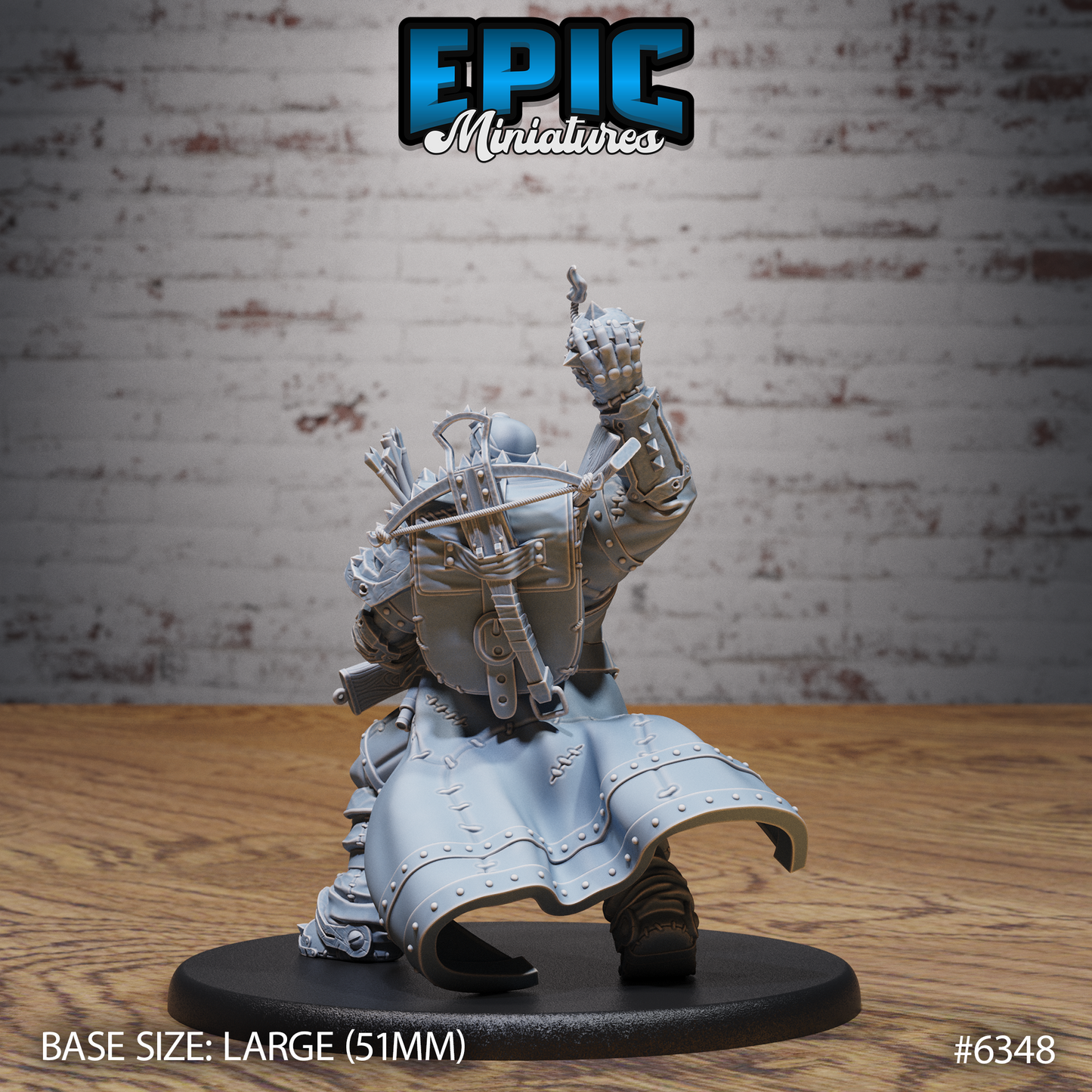 Ogre Gunslinger - Large DnD Scale - Resin Model - For tabletop gaming Rifts/DnD/Pathfinder/Etc