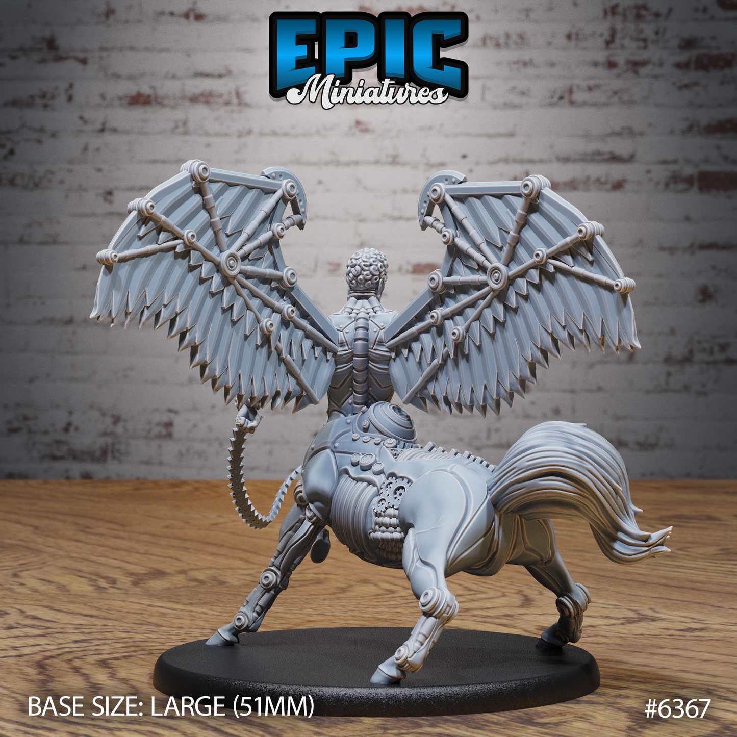 Inevitable Zelekhut - Large DnD Scale - Resin Model - For tabletop gaming Rifts/DnD/Pathfinder/Etc