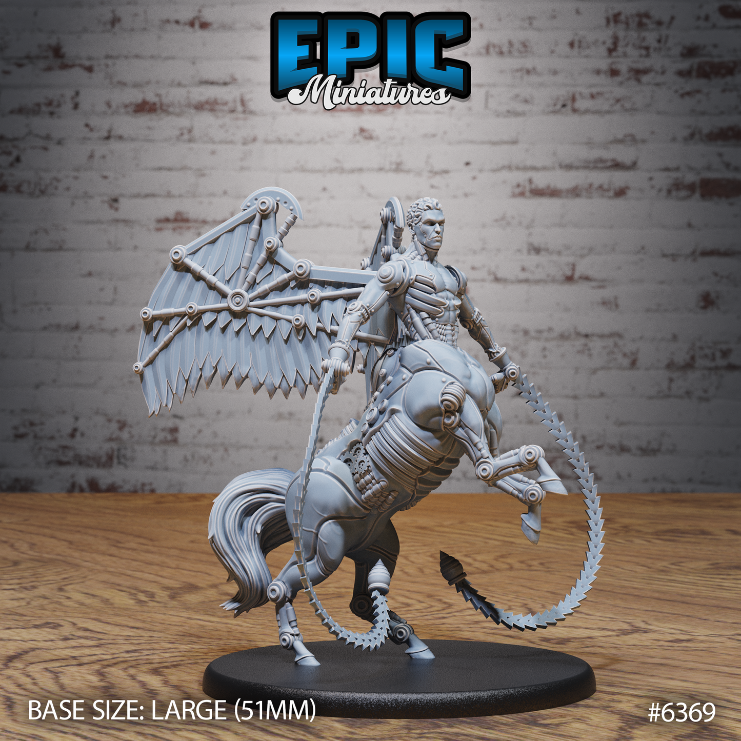 Inevitable Zelekhut - Large DnD Scale - Resin Model - For tabletop gaming Rifts/DnD/Pathfinder/Etc