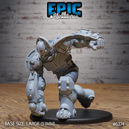Mechanus Guard - Large DnD Scale - Resin Model - For tabletop gaming Rifts/DnD/Pathfinder/Etc