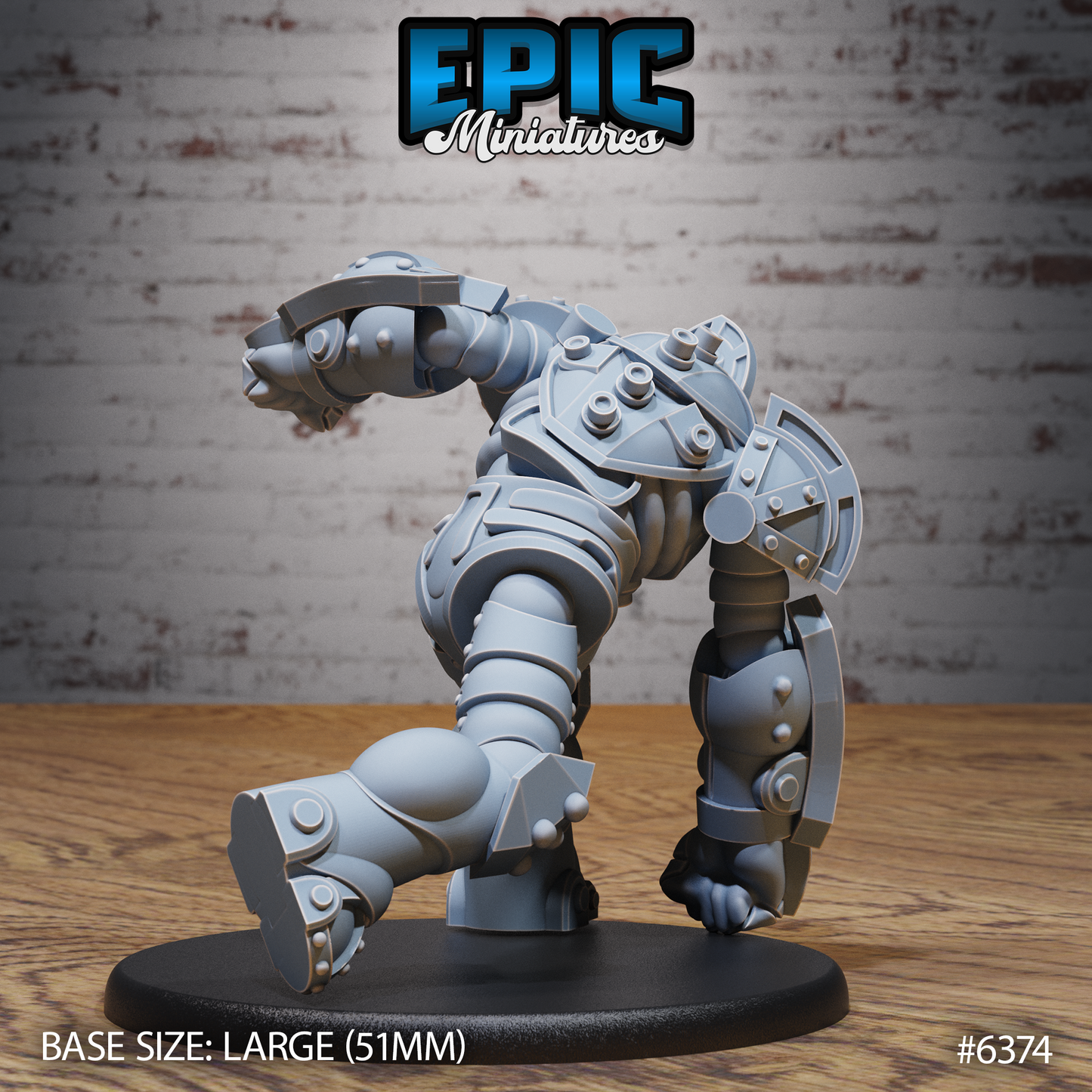Mechanus Guard - Large DnD Scale - Resin Model - For tabletop gaming Rifts/DnD/Pathfinder/Etc
