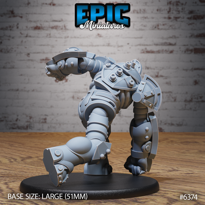 Mechanus Guard - Large DnD Scale - Resin Model - For tabletop gaming Rifts/DnD/Pathfinder/Etc
