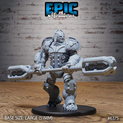 Mechanus Guard - Large DnD Scale - Resin Model - For tabletop gaming Rifts/DnD/Pathfinder/Etc