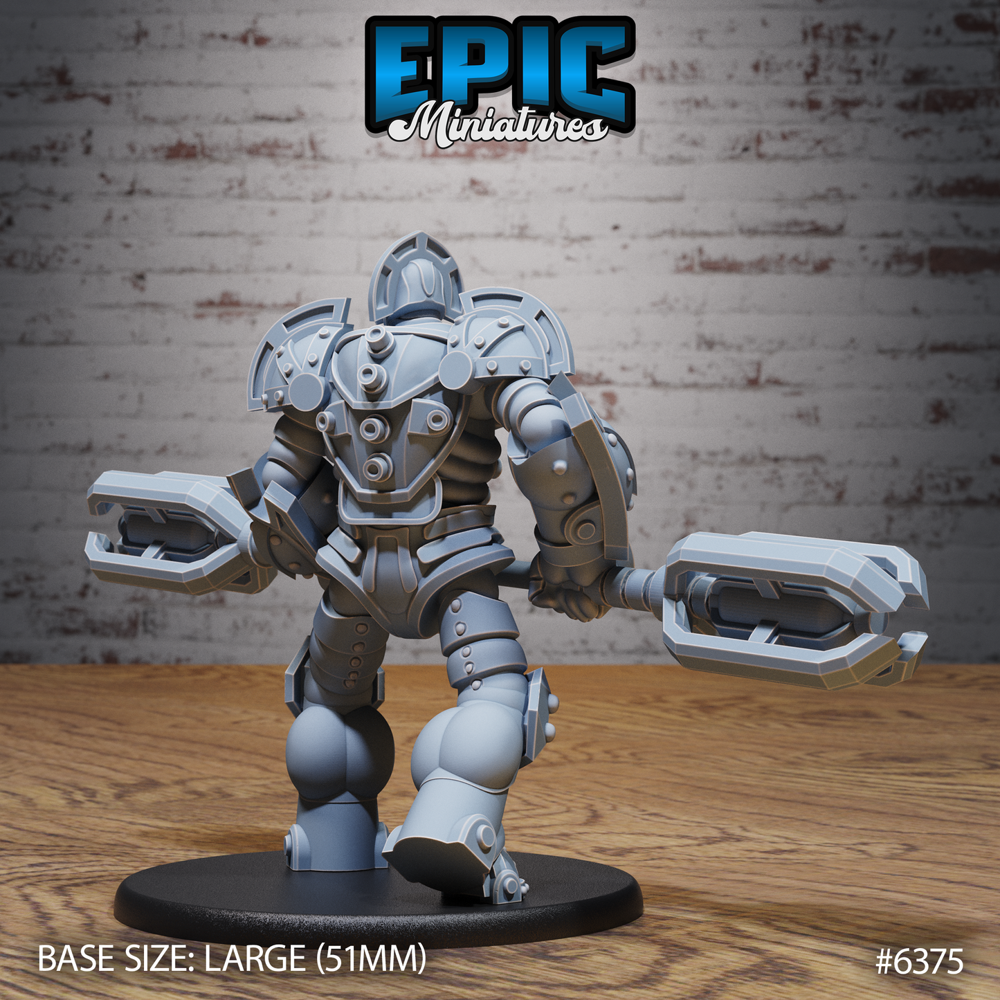 Mechanus Guard - Large DnD Scale - Resin Model - For tabletop gaming Rifts/DnD/Pathfinder/Etc