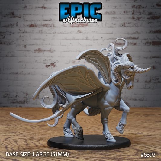 Fairy Pegasus - Large DnD Scale - Resin Model - For tabletop gaming Rifts/DnD/Pathfinder/Etc