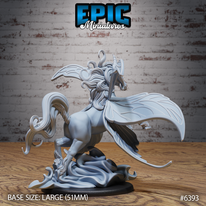 Fairy Pegasus - Large DnD Scale - Resin Model - For tabletop gaming Rifts/DnD/Pathfinder/Etc