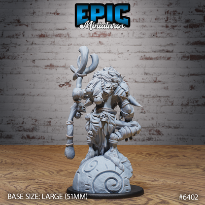 Troll Shaman - Large DnD Scale - Resin Model - For tabletop gaming Rifts/DnD/Pathfinder/Etc