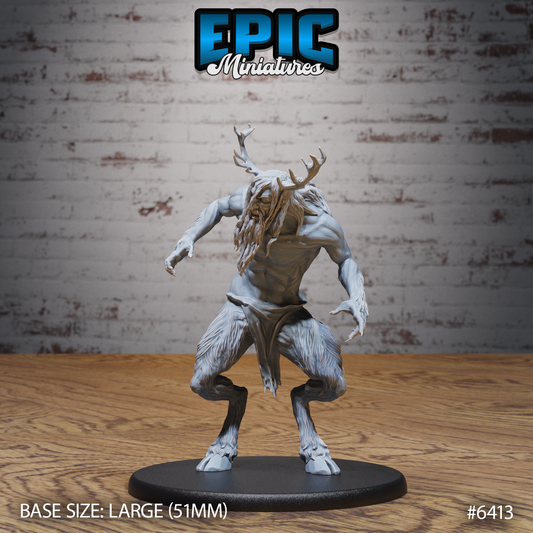 Satyr Half-Giant - Large DnD Scale - Resin Model - For tabletop gaming Rifts/DnD/Pathfinder/Etc