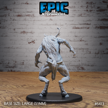 Satyr Half-Giant - Large DnD Scale - Resin Model - For tabletop gaming Rifts/DnD/Pathfinder/Etc