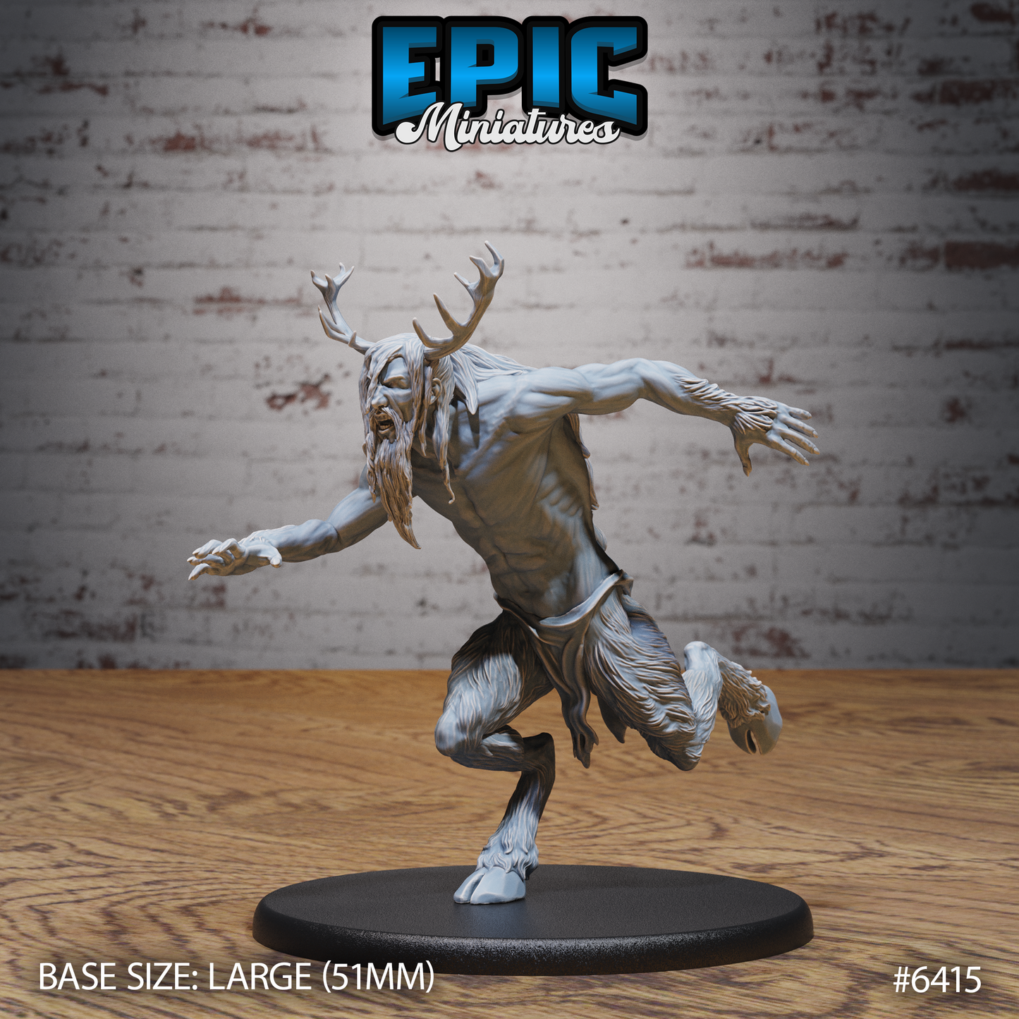 Satyr Half-Giant - Large DnD Scale - Resin Model - For tabletop gaming Rifts/DnD/Pathfinder/Etc
