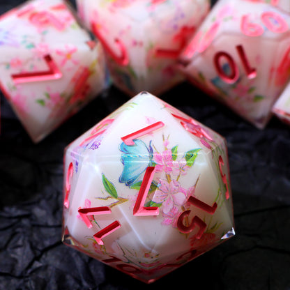 Fey Garden | Art Core Dice | 7 Piece Set
