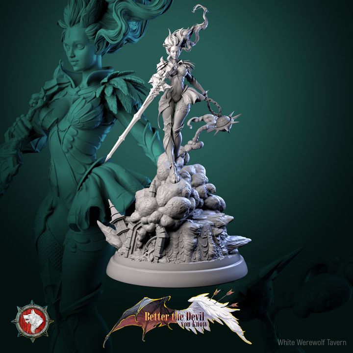 Dungeons and Dragons Models - Better the Devil you know - Set by White Werewolf Tavern