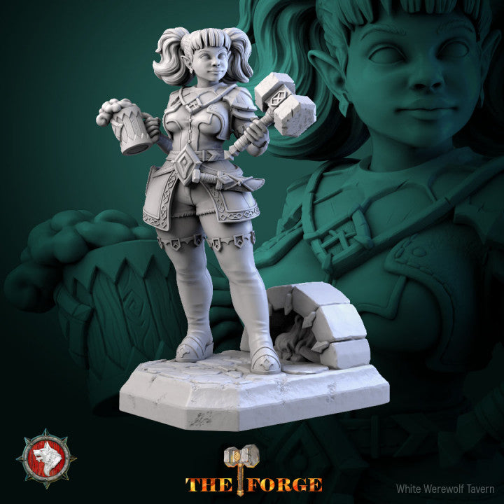 Dungeons and Dragons Models - The Forge - Set by White Werewolf Tavern