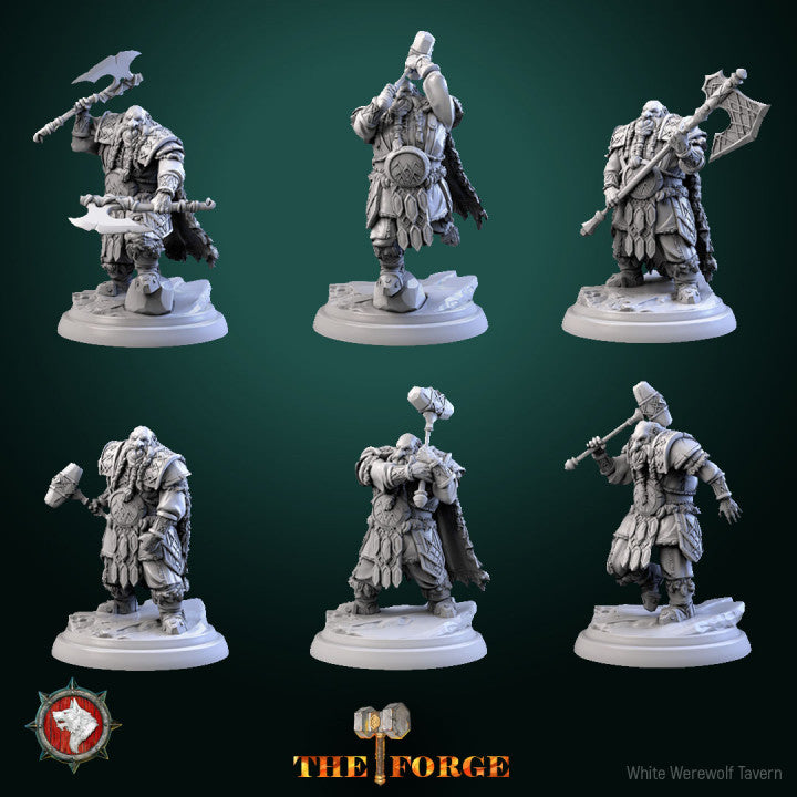 Dungeons and Dragons Models - The Forge - Set by White Werewolf Tavern