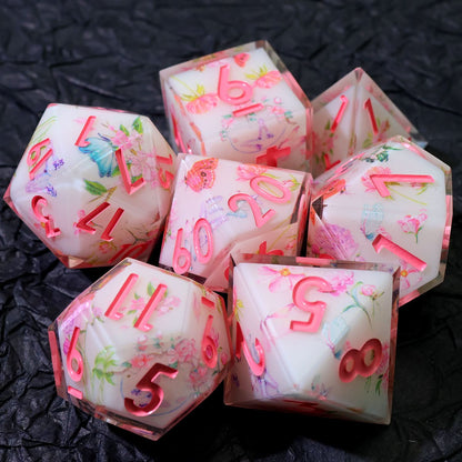 Fey Garden | Art Core Dice | 7 Piece Set