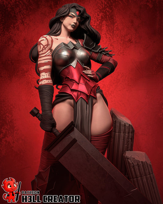 Absolute Wonder Woman | 3D Printed Resin Model | Unpainted or Hand-Painted