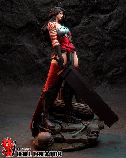 Absolute Wonder Woman | 3D Printed Resin Model | Unpainted or Hand-Painted