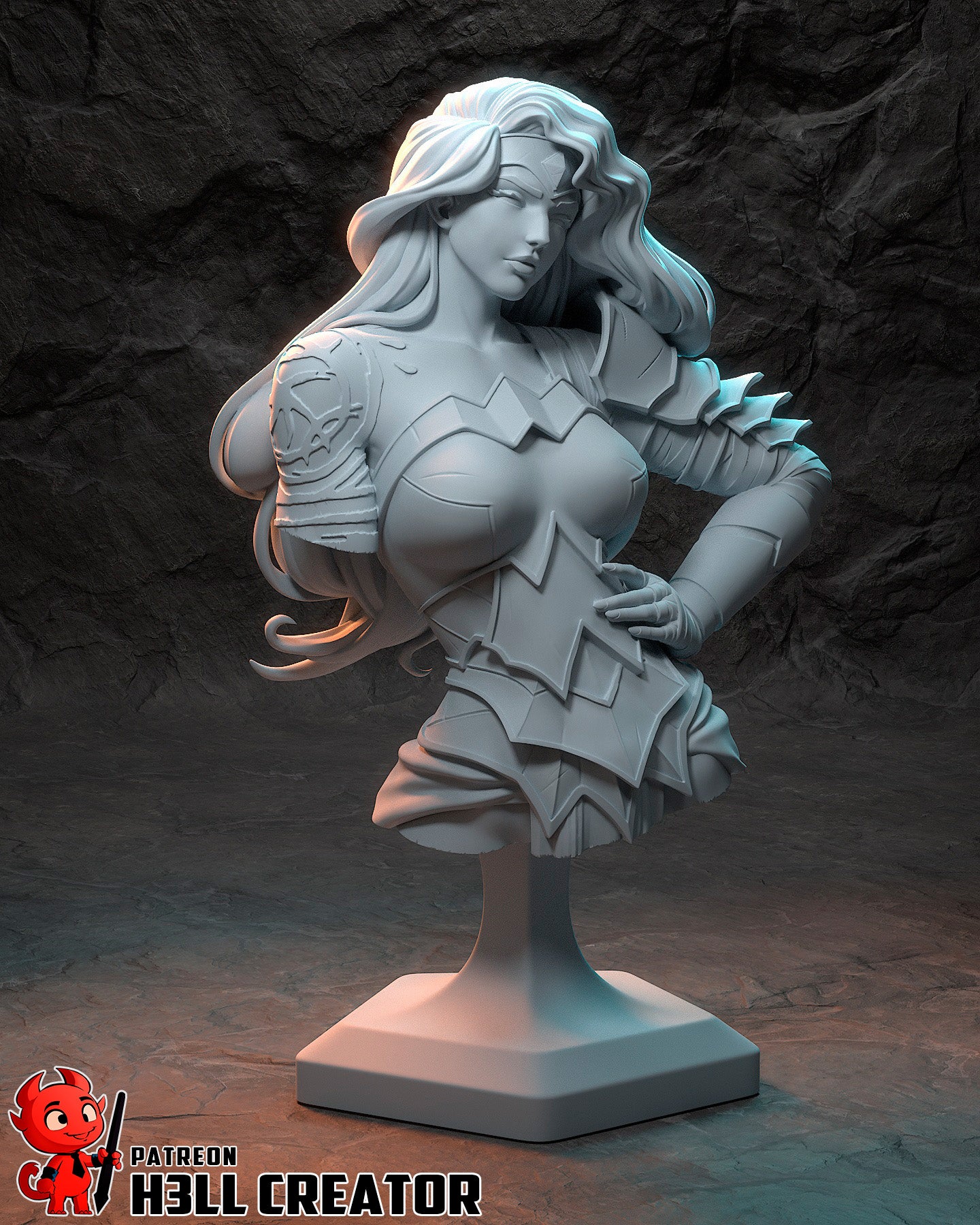 Absolute Wonder Woman | 3D Printed Resin Model | Unpainted or Hand-Painted
