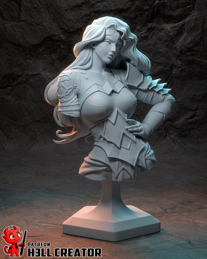 Absolute Wonder Woman | 3D Printed Resin Model | Unpainted or Hand-Painted